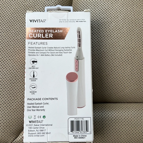 vivitar Makeup Vivitar Simply Beautiful Heated Eyelash Curler